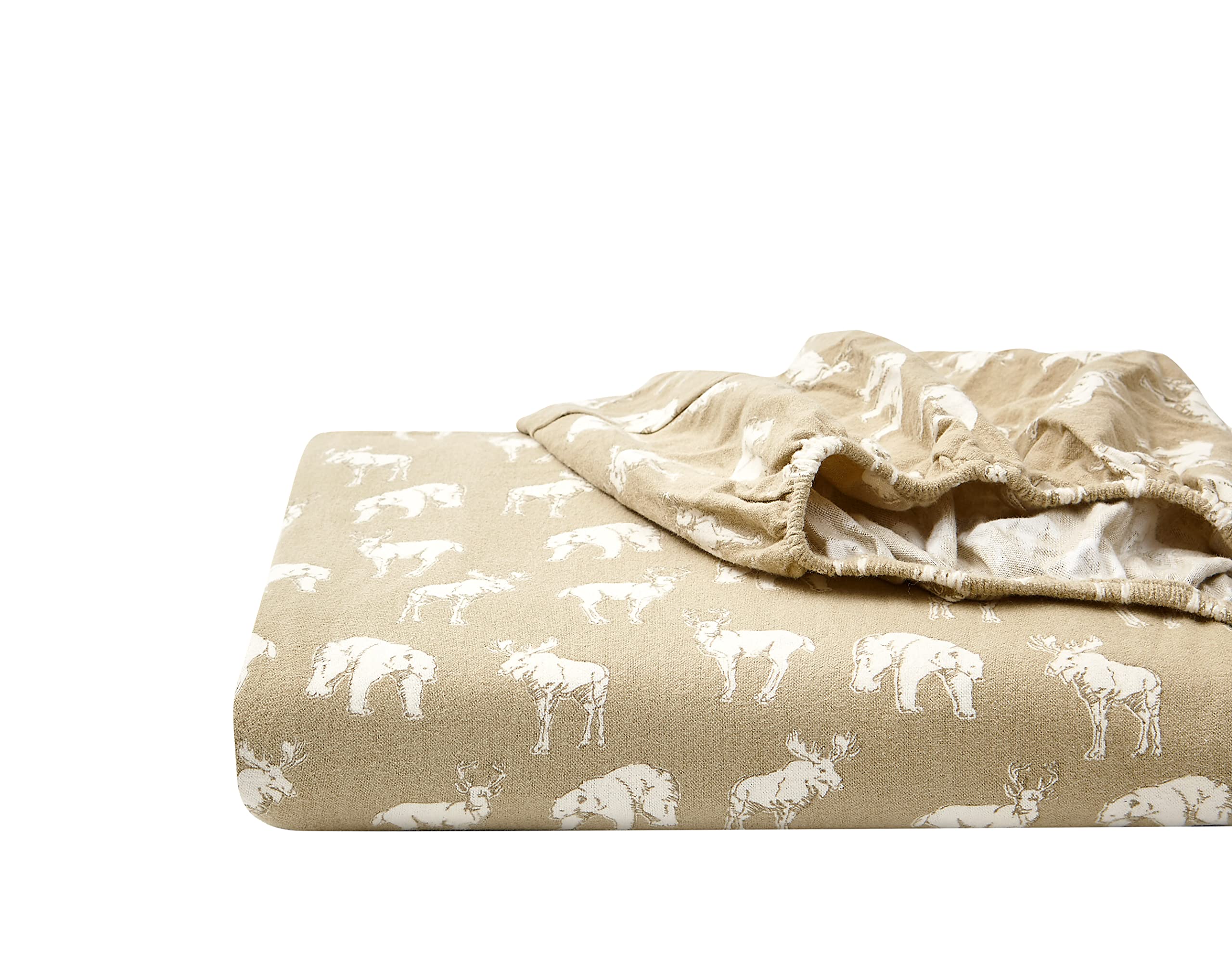 Eddie Bauer - Full Sheets, Cotton Flannel Bedding Set, Brushed For Extra Softness, Cozy Home Decor (Buckhead Ridge, Full)