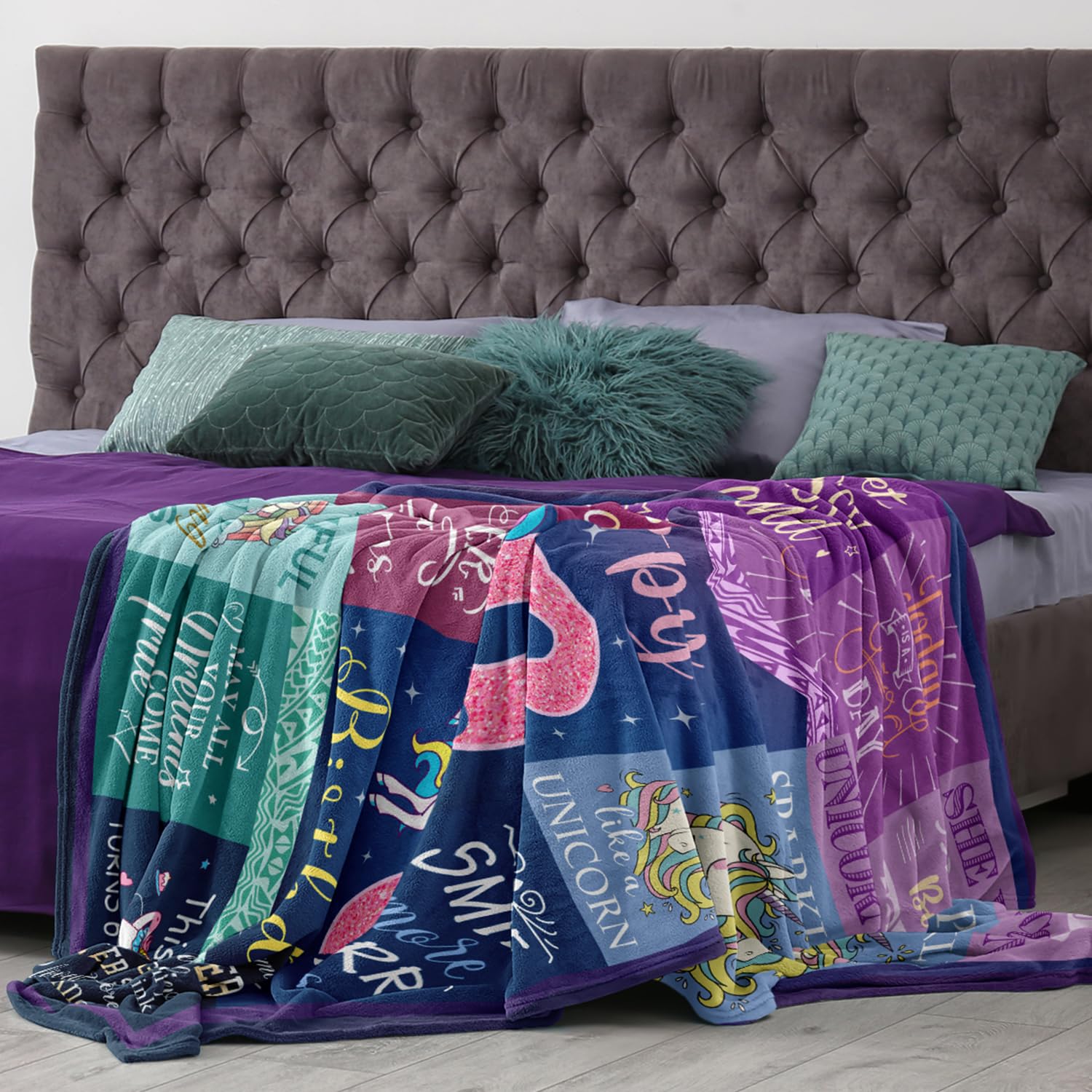 Solzien 6 Year Old Girl Birthday Gift Ideas Blanket 50''X40'', 6 Year Old Girl Gifts, Birthday Gifts For 6 Year Old Girls, 6Th B