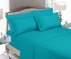 Elegant Comfort Luxury 4-Piece Bed Sheet Set - Luxury Bedding 1500 Premium Hotel Quality Microfiber, Wrinkle Resistant Cool & Br