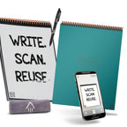 Rocketbook Flip Reusable Smart Notepad | Eco-Friendly, Digitally Connected Notebook For Ambidextrous Writers | Dotted & Lined Co