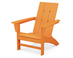 Polywood Ad420Ta Modern Adirondack Chair, Tangerine