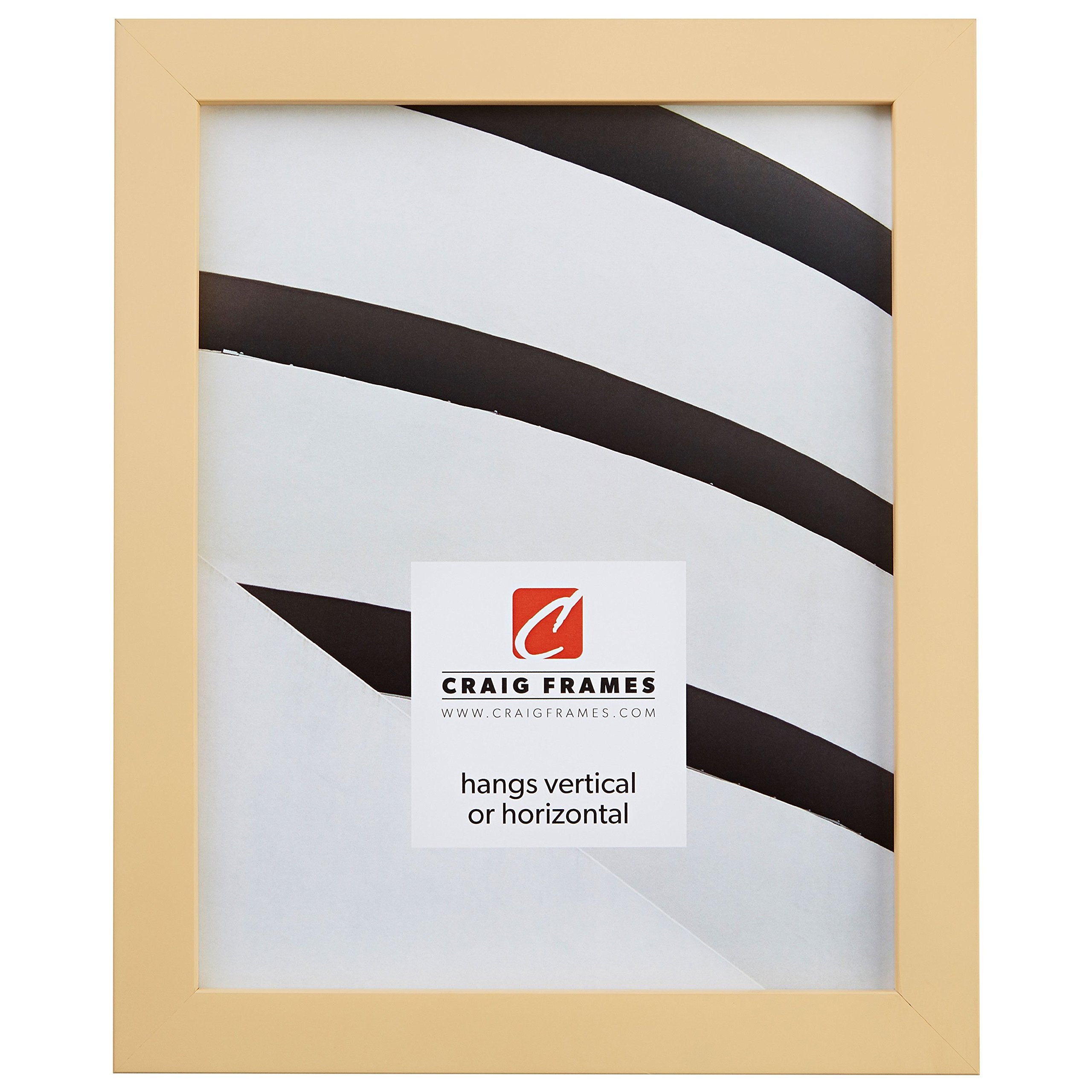 Craig Frames Confetti, Modern Light Yellow Picture Frame, 20 x 26 Inch