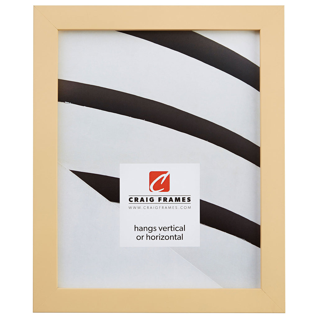 Craig Frames Confetti, Modern Light Yellow Picture Frame, 24 x 24 Inch