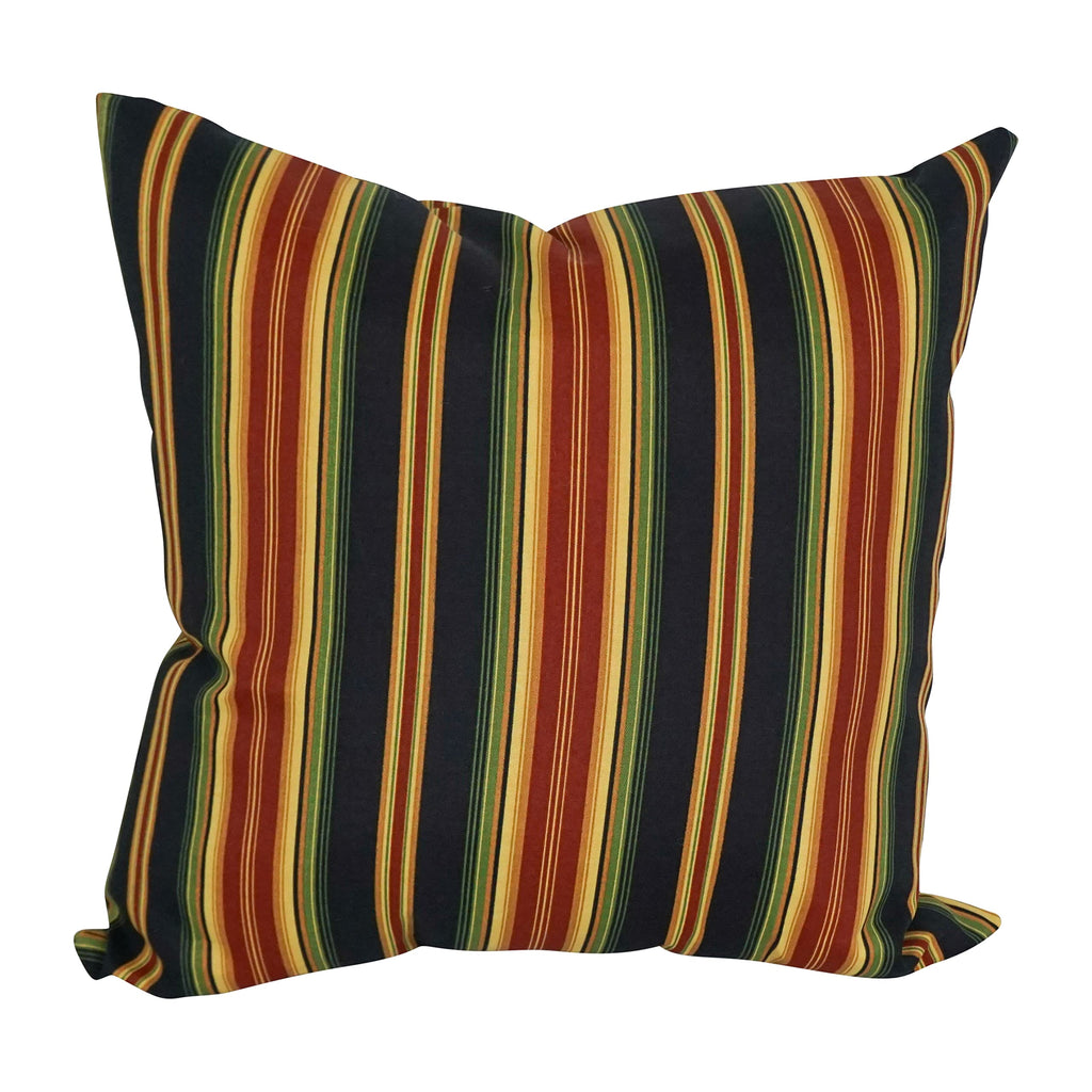Blazing Needles Square Indoor/Outdoor Throw Pillow, 25", Lyndhurst Raven 2 Count
