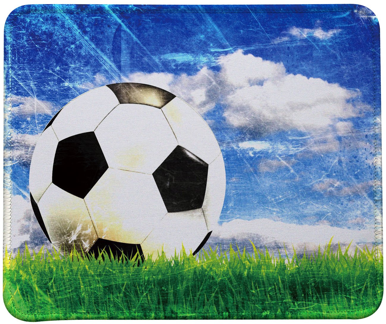 Vivipow Soccer Mouse Pad,Soccer On The Grass Mouse Pad (Tm)