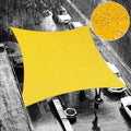 Shademart 7 ' X 18 ' Yellow Waterproof Shade Sail Sun Shade Sail Rectangle Custom Size Water Resistant Canopy Awning Shelter, 95