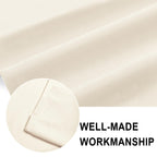 Dwcn Kitchen Valance Curtains 18 Inch, Bathroom Window Curtains Rod Pocket, 1 Panel, 42 X 18 Inch, Champagne