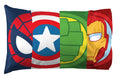 Jay Franco Marvel Super Hero Adventures Double Team 1 Pack Pillowcase - Double-Sided Kids Super Soft Bedding - Features The Aven