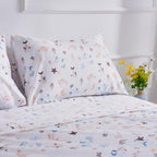Sea Animal Queen Sheets Fish Whale Underwater World Cute Cozy Fun Queen Bed Sheet Set For Kids Girls Boys Children - Kids Bed Sheet Collection - Deep Pocket, Wrinkle Free And Soft Bedding - 4Pc