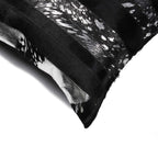 HomeRoots Decor 12-inch x 20-inch x 5-inch Black & Silver - Pillow