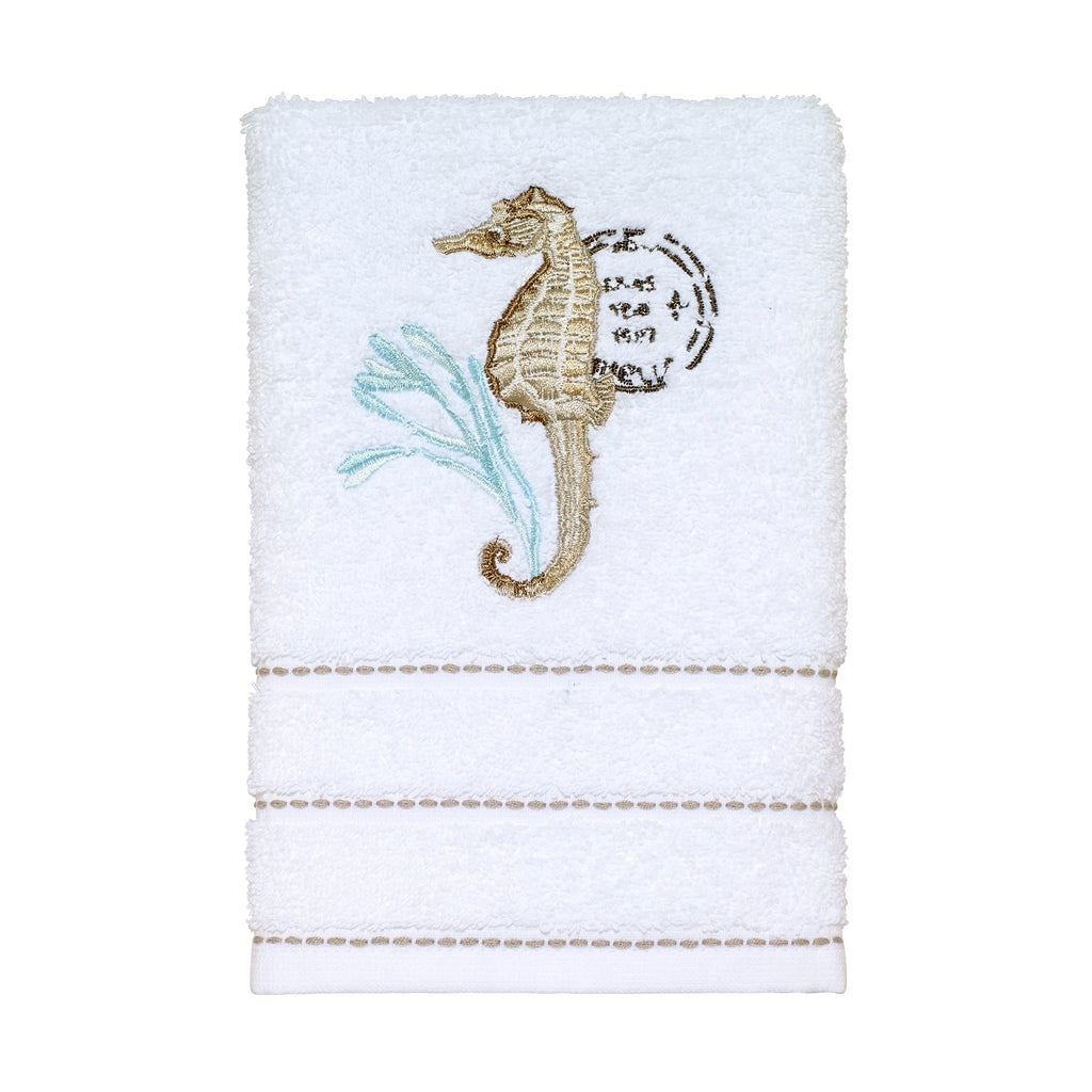 Avanti Linens - Hand Towel, Soft & Absorbent Cotton, Farmhouse Inspired Bathroom Decor (Farmhouse Shell Collection)
