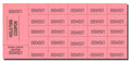 Tricky Tray Auction Tickets - 500 Sheets - Red (National Bingo)