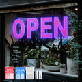 Thirdpolite Open Sign For Business, 30'X10' Dimmable Large Led Open Signs With Hanging Installation For Bar Pubs Store Restaur