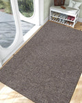 Lumi Large Indoor Door Mat, 48'X72' Non Slip Rubber Backing Entrance Mat, Easy Clean Low Profile Ultra Thin Entryway Mat For I
