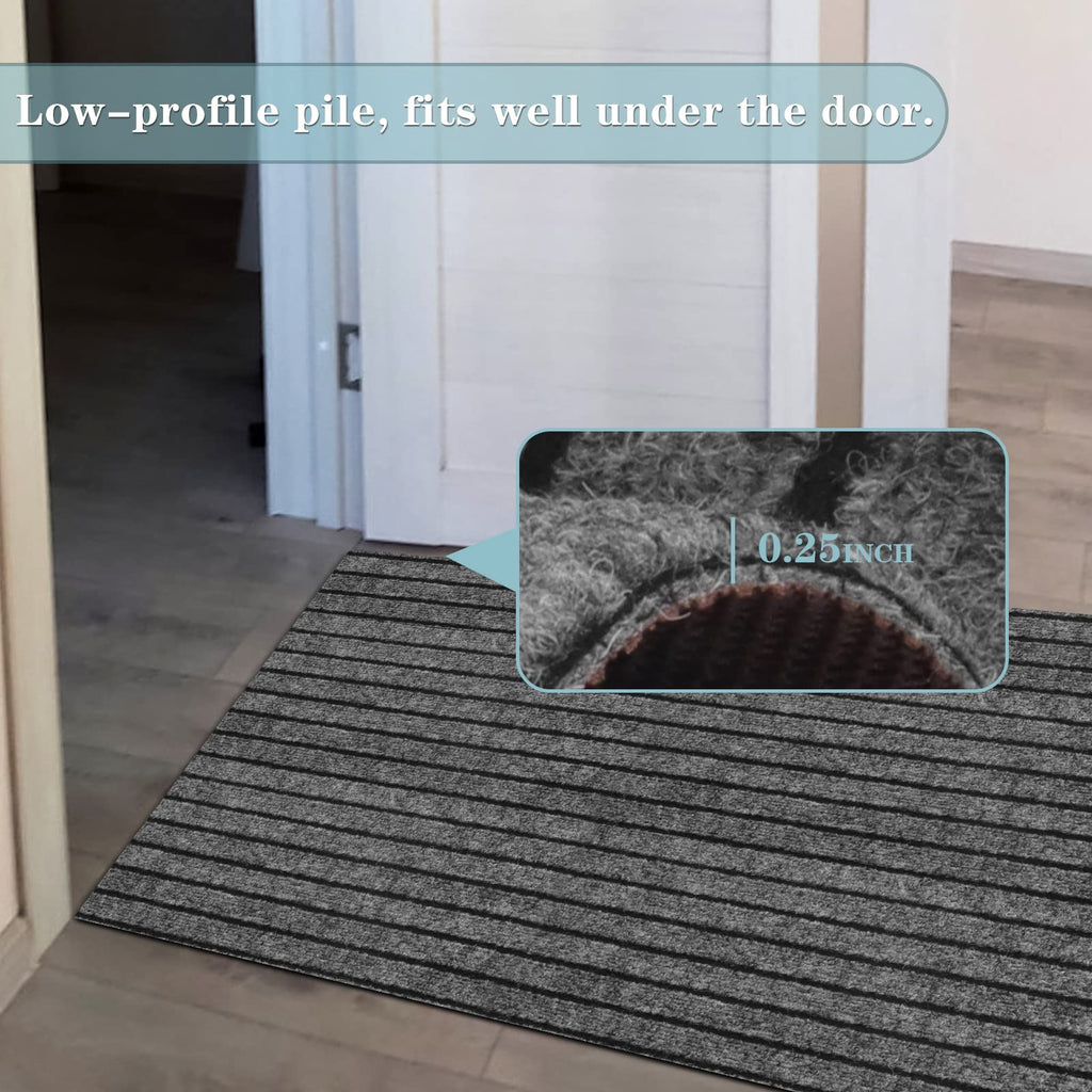 Runner Rug 2Ft X 39Ft, Ayoha 2'-82' Utility Carpet Runner For Entryway Hallway Aisles Balcony Garages, Area Rugs With Non-Slip R