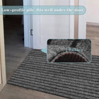 Runner Rug 2Ft X 39Ft, Ayoha 2'-82' Utility Carpet Runner For Entryway Hallway Aisles Balcony Garages, Area Rugs With Non-Slip R