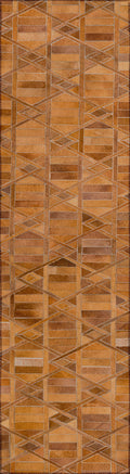 Addison Rugs Laredo Alr34 Brown Washable 2'3" X 7'6" Indoor Outdoor Hallway Runner Rug, Stain Resistant Washable Kitchen Area Carpet For Bathroom, Entry, Patio, Laundry And Bedroom Rug