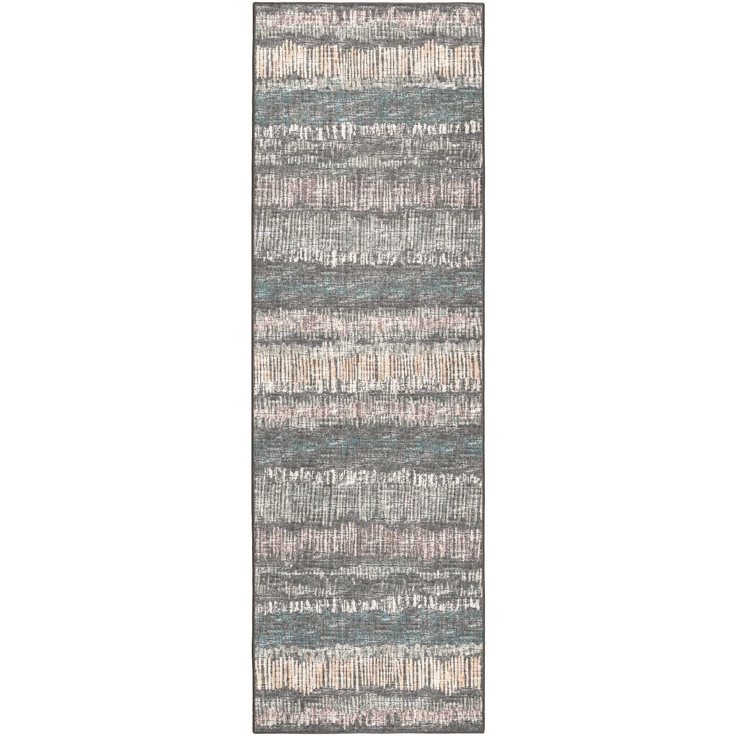 Winslow Wl4 Grey Transitional Rug Runner 2' 6" X 10'