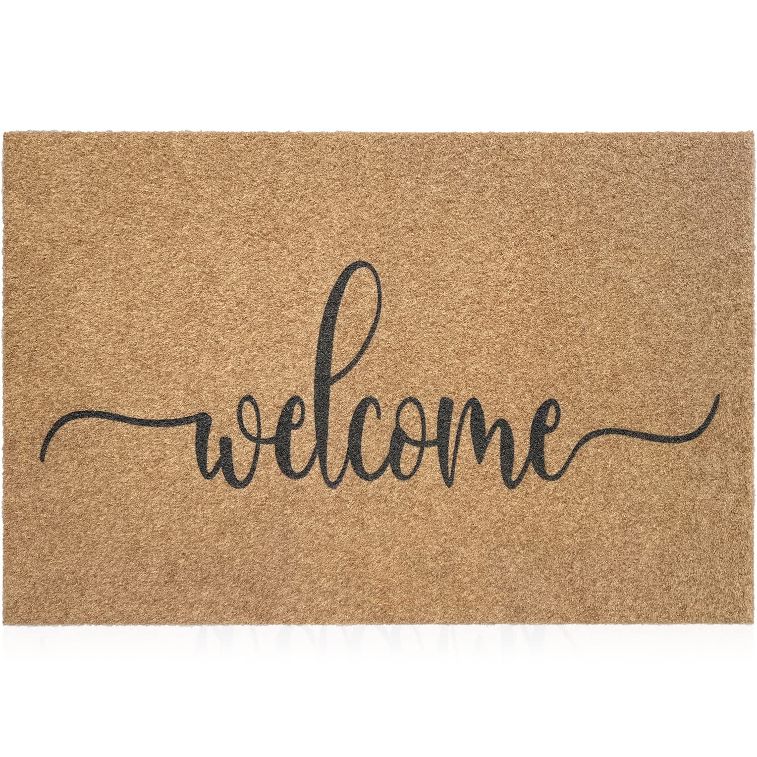 Mwazzll Welcome Mat Outdoor Indoor Non Slip Doormat Easy To Clean Super Absorb Mud Front Door Mats For Entrance,Patio,High Traff