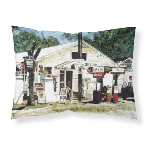 'Caroline'S Treasures 8130Pillowcase Garcia'S Grocery Moisture Wicking Fabric Standard Pillowcase, Large, Multicolor'