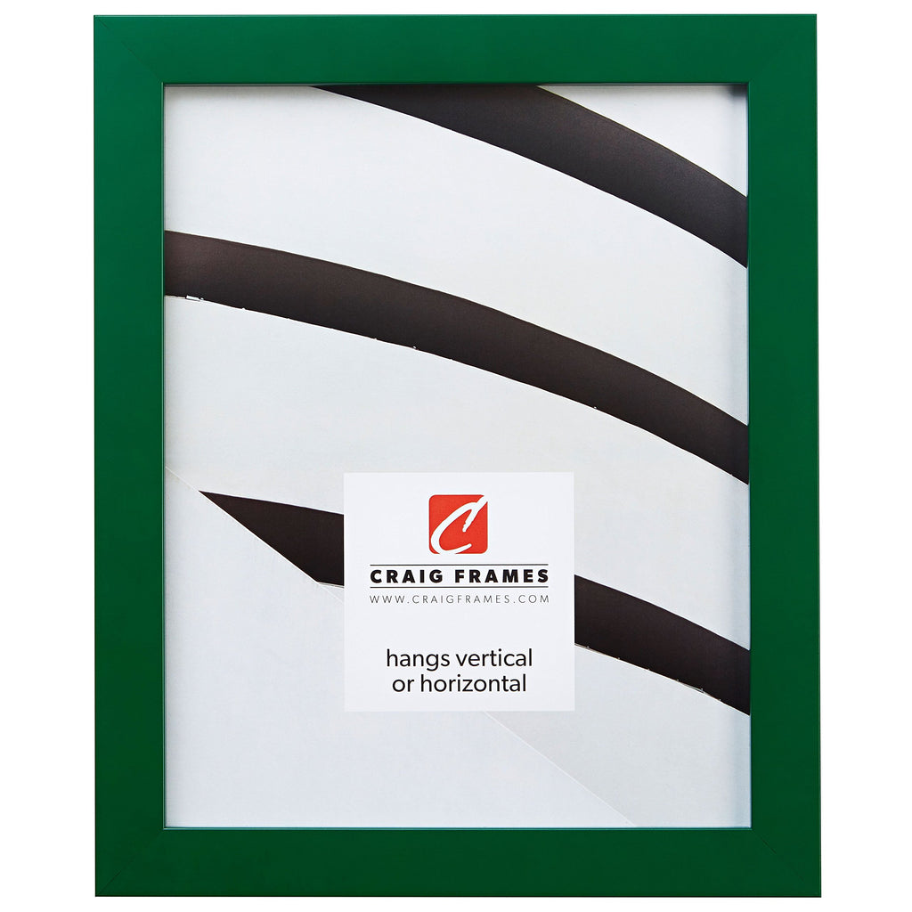 Craig Frames Confetti, Modern Green Picture Frame, 12 x 36 Inch
