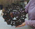 DharmaObjects Handcrafted Wooden Om Wall Decor Hanging Art