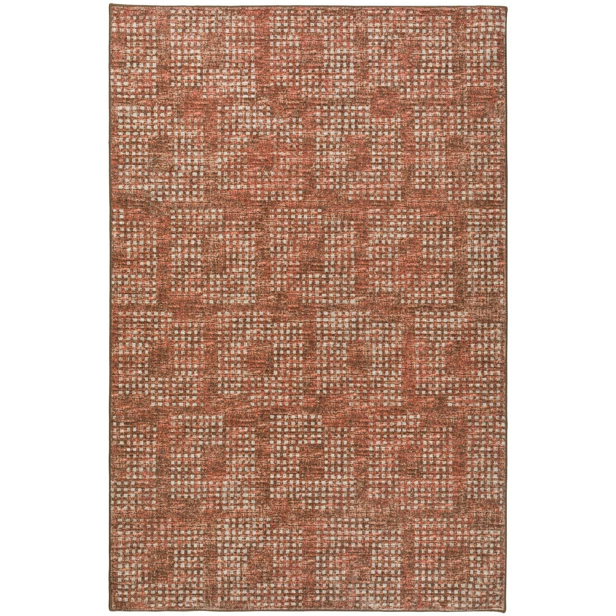 Delano Da1 Orange Transitional Rug Rectangle 5' X 7 ' 6"