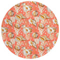 Seabreeze Sz6 Orange Coastal Rug Round 8' X 8'