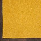 Nourison Essentials Indoor/Outdoor Yellow 2' X 6' Area Rug, Easy Cleaning, Non Shedding, Bed Room, Living Room, Dining Room, Backyard, Deck, Patio (2X6)