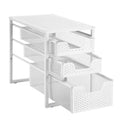 Simple Trending 3Tier Under Sink Cabinet Organizer With Sliding Storage Drawer, Desktop Organizer For Kitchen Bathroom Office, 