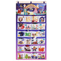 HOWAF Nativity Advent Calendar, Fabric Christmas Advent Calendar (Countdown to Christmas), 24 Days Mystery Christmas Countdown C
