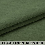 Extra Long Olive Green Linen Curtains 108 Inches Long For Large Window 2 Panels Modern Elegant Pretty Drapes Light Filtering Sheer Emerald Loden Green Curtains For Living Room Dining Bedroom 9 Ft Tall