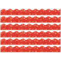 Trend Red Sparkle Terrific Trimmers, 32.5' Per Pack, 6 Packs