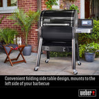 Weber Smokefire Folding Side Table, Silver
