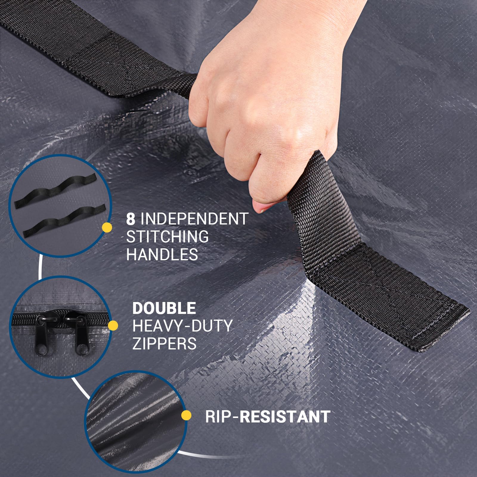 Storageright Mattress Bags For Moving, Queen Size - Extra Thick Mattress Cover For Moving With Handles And Zipper, Heavy Duty Queen Mattress Bags For Storage, Reusable Mattress Storage Bag, Moving Bag