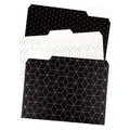 U Brands 3 Tab File Folders, Modern + Classic, 24 Count