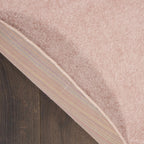 Nourison Essentials Indoor/Outdoor Pink 4' X Round Area -Rug, Easy -Cleaning, Non Shedding, Bed Room, Living Room, Dining Room, Backyard, Deck, Patio (4 Round)