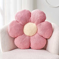 Kcvvcr Flower Throw Pillow, Soft Pink 19.6' Flower Pillow For Home Decor, Cute Flower Shaped Floor Pillow Aesthetic Flower Plus