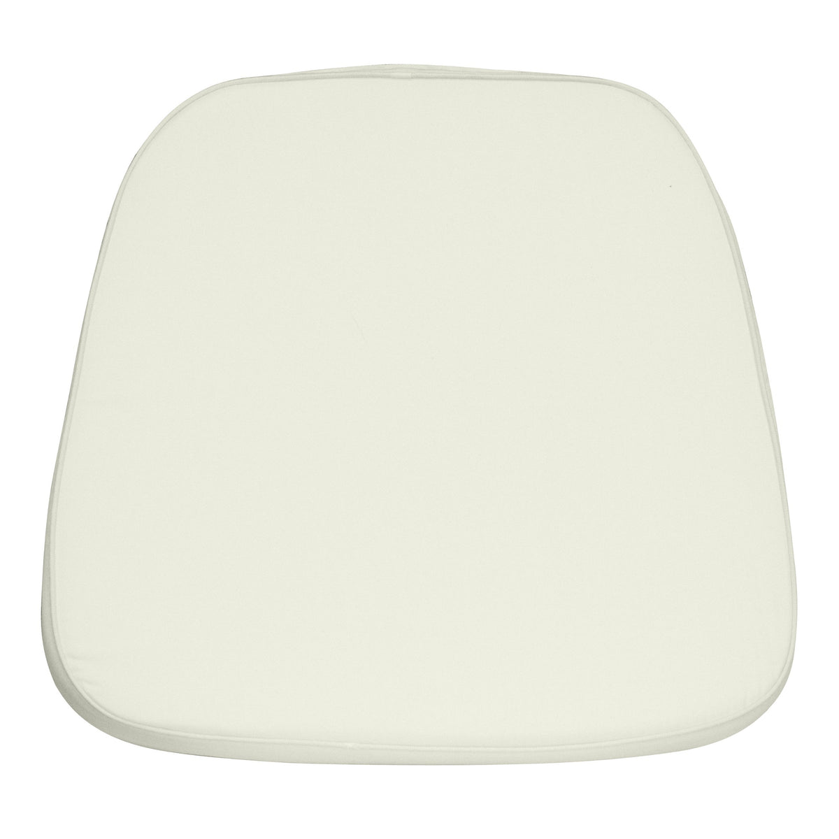 Flash Furniture Louise Soft Ivory Fabric Removable Chiavari Chair Cushions For Special Event Chairs