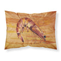 'Caroline'S Treasures 8140Pillowcase Shrimp Moisture Wicking Fabric Standard Pillowcase, Large, Multicolor'