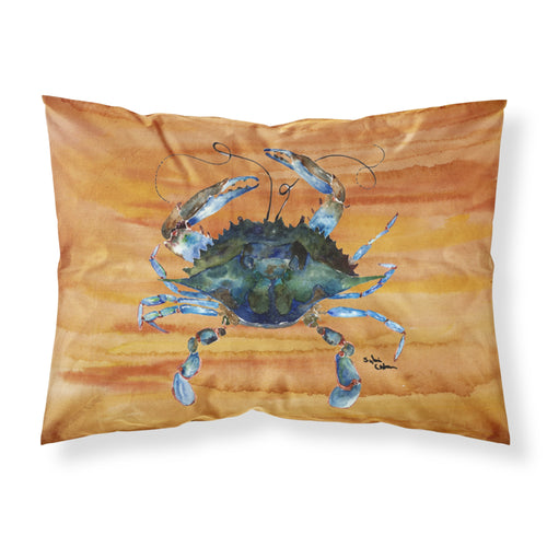 'Caroline'S Treasures 8143Pillowcase Crab Moisture Wicking Fabric Standard Pillowcase, Large, Multicolor'