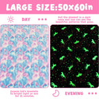 Inhand Unicorn Toys Glow In The Dark For Blanket,Unicorn Gifts For Girls Age 1 2 3 4 5 6 7 8 9 10 Birthday Halloween Christmas C