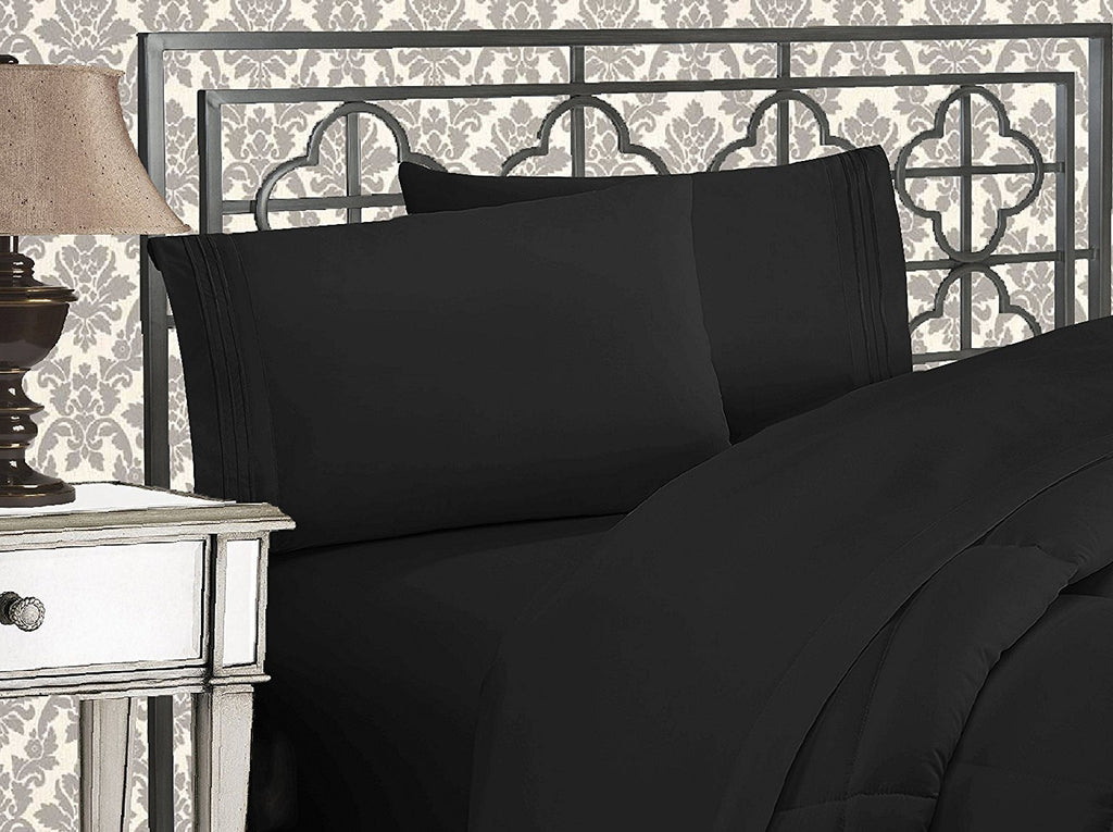Elegant Comfort 1500 Thread Count Wrinkle & Fade Resistant Egyptian Quality Ultra Soft Luxurious 2-Piece Pillowcases, Standard S