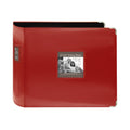 Pioneer T12JF-RD 12-Inch by 12-Inch Sewn Leatherette 3-Ring Binder, Red