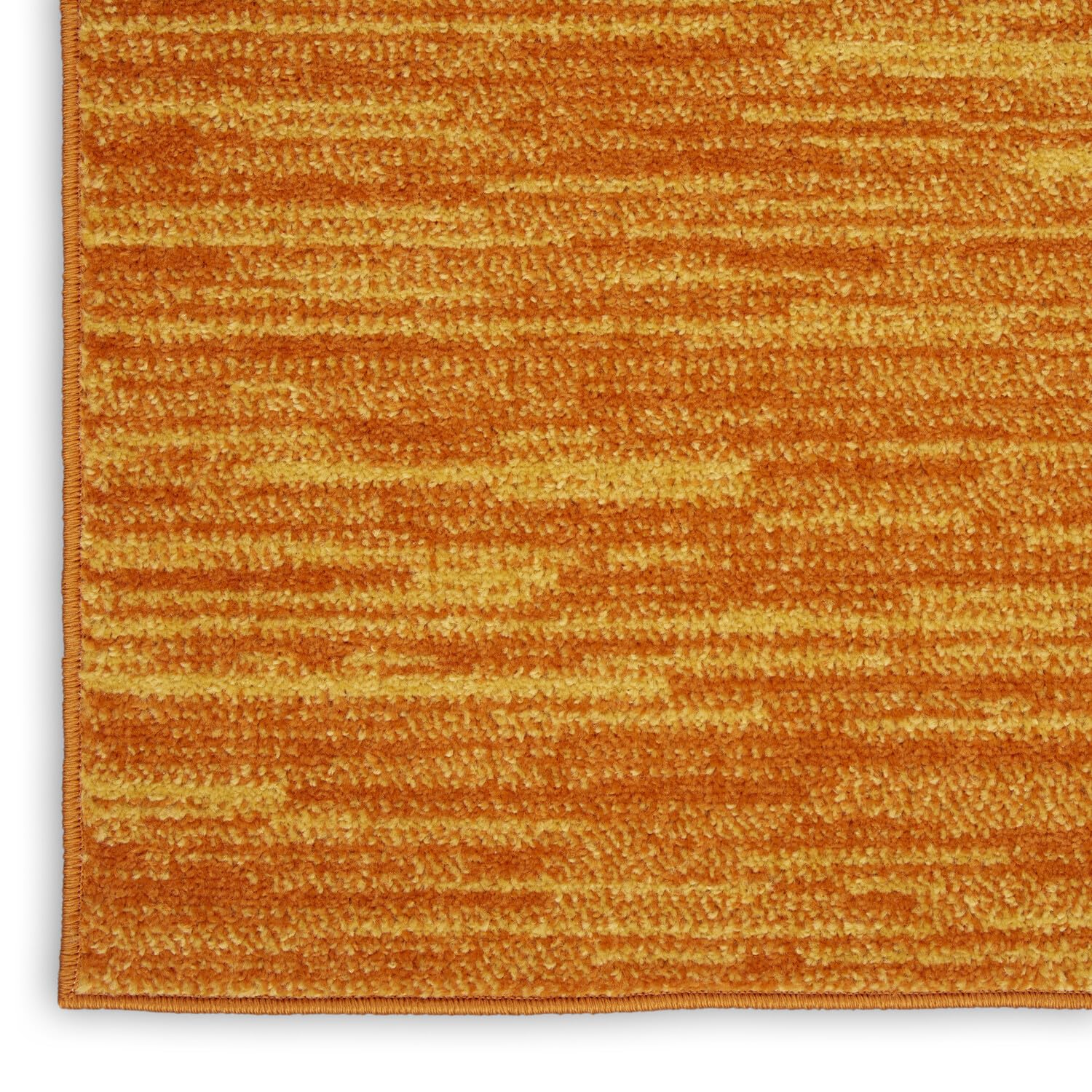 Nourison Essentials Indoor/Outdoor Sunburst 6' X 9' Area Rug, Easy -Cleaning, Non Shedding, Bed Room, Living Room, Dining Room, Backyard, Deck, Patio (6X9)