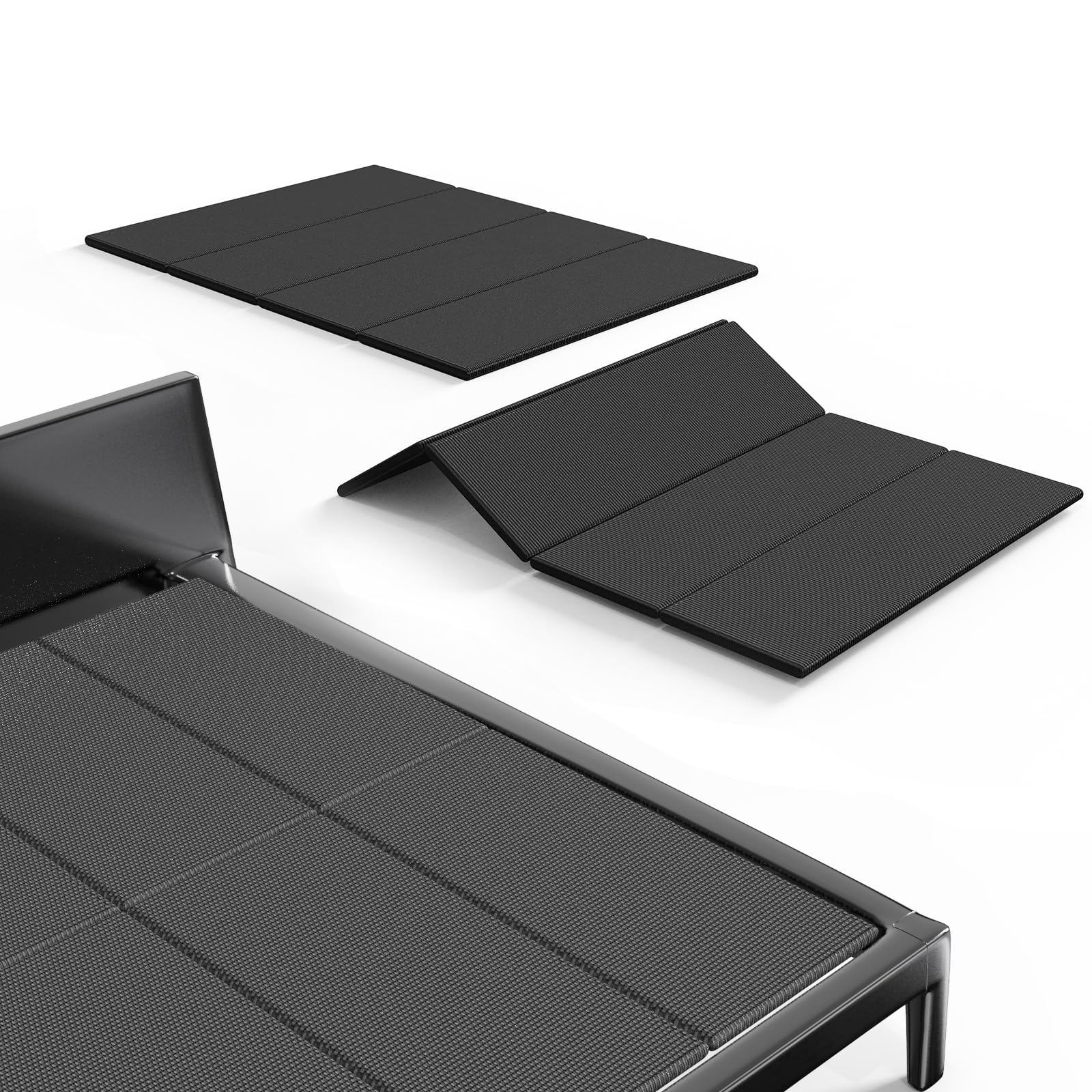 Imperius Folding Spring Box,Breathable, Noise Minimizing,Large Double Bed 10mm Bunkie Board, Twin Size 38x75