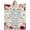 Hcoviv Aunt Gifts Blanket|Best Aunt Ever Gifts|Gifts For Aunt From Nephew, Niece| Aunt Gifts From Niece|Aunt Birthday Gift|Birth