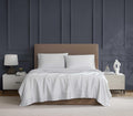 Linen Closet Luxury Cotton 600 Thread Count Performance Cotton 4-Piece Sheet Set, King, Cool Grey
