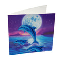 Dolphin Pod, Crystal Art Craft Greeting Card Kit, 18 X 18 cm