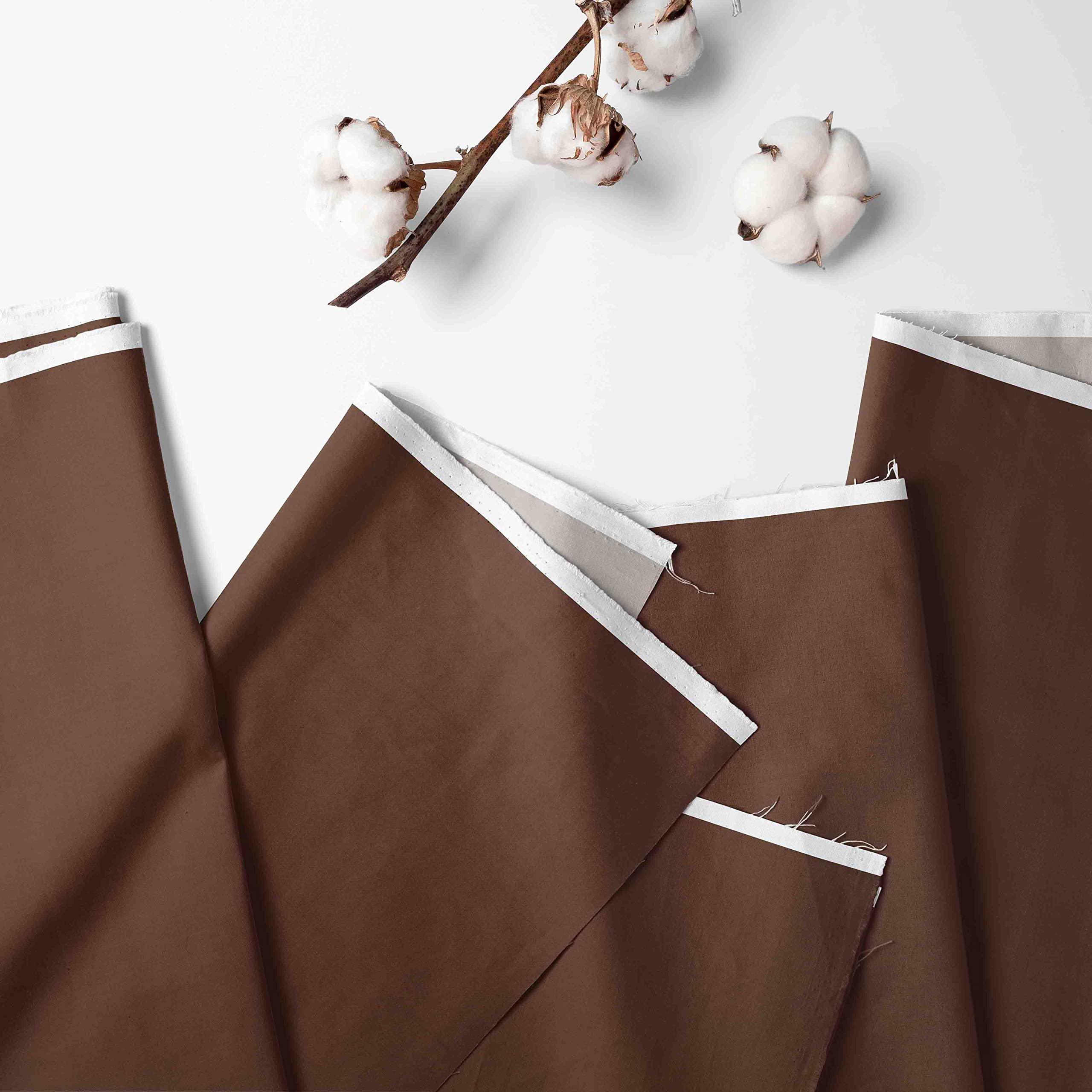 Bacati - Metro Blue/White/Chocolate Window Valance 54 X 15 Inches Light Filtering With Rod Pocket
